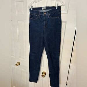 J. Crew Dark Blue Skinny Jeans